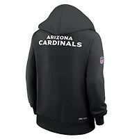 Sweat à capuche Nike noir Arizona Cardinals Sideline Standard Issue Initial Home Dri-FIT pour femme