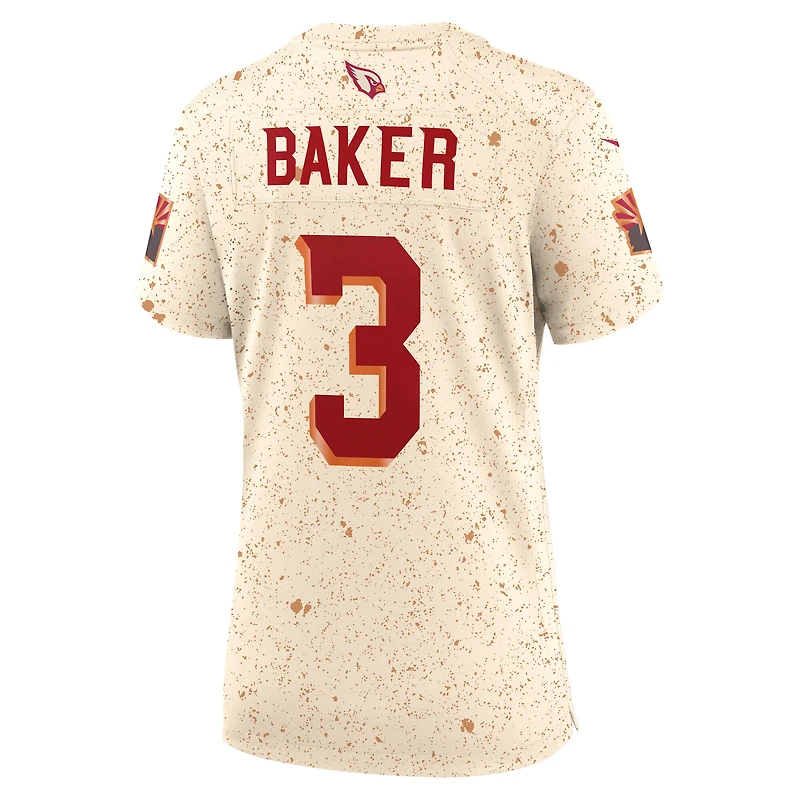 Women's Nike Budda Baker Natural Arizona Cardinals 2025 Rivalries Collection Game Jersey