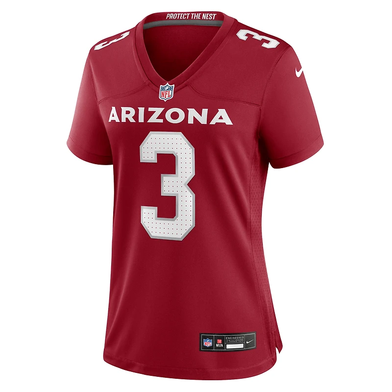 Maillot de match d'équipe Nike Budda Baker Cardinal Arizona Cardinals pour femme