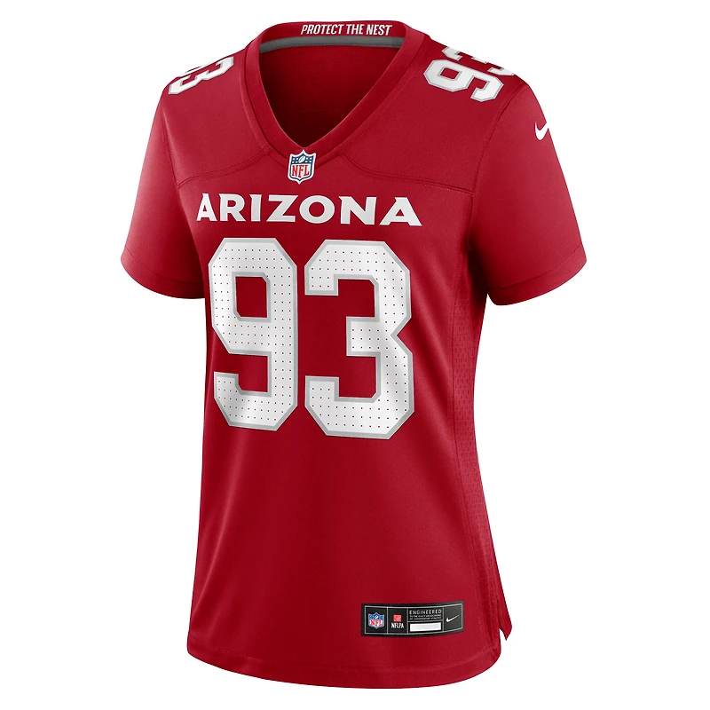 Maillot de match Nike Calais Campbell Cardinal des Arizona Cardinals pour femme