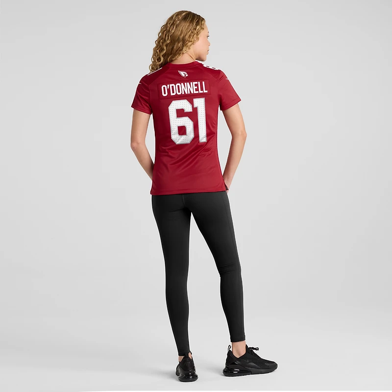 Women's Nike Carter O'Donnell Cardinal Arizona Cardinals Team Game Jersey