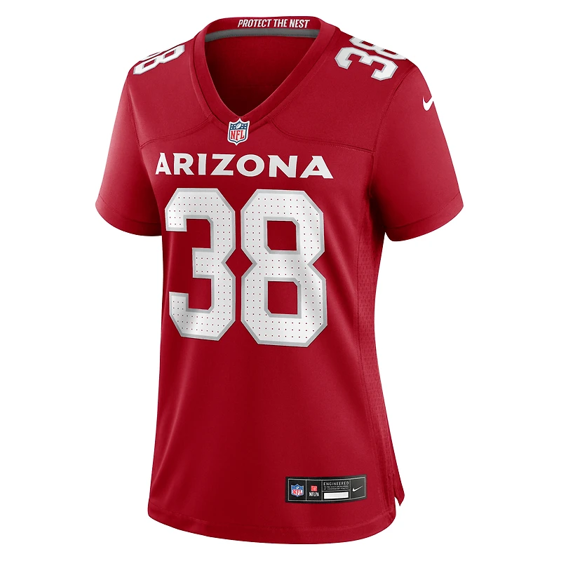 Maillot de match Nike Chad Ryland Cardinal des Arizona Cardinals pour femme