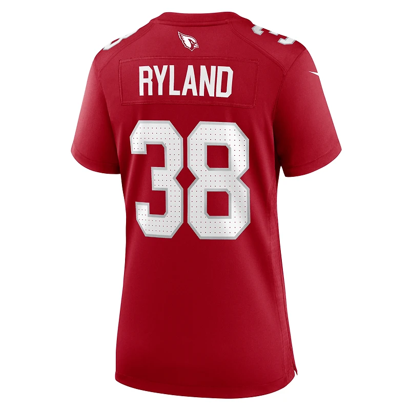 Women's Nike Chad Ryland Cardinal Arizona Cardinals Team Game Jersey