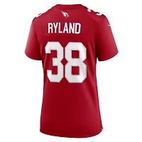 Women's Nike Chad Ryland  Cardinal Arizona Cardinals Team Game Jersey