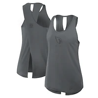 Women's Nike Charcoal Arizona Cardinals Glory Crisscross Dri-FIT Tank Top