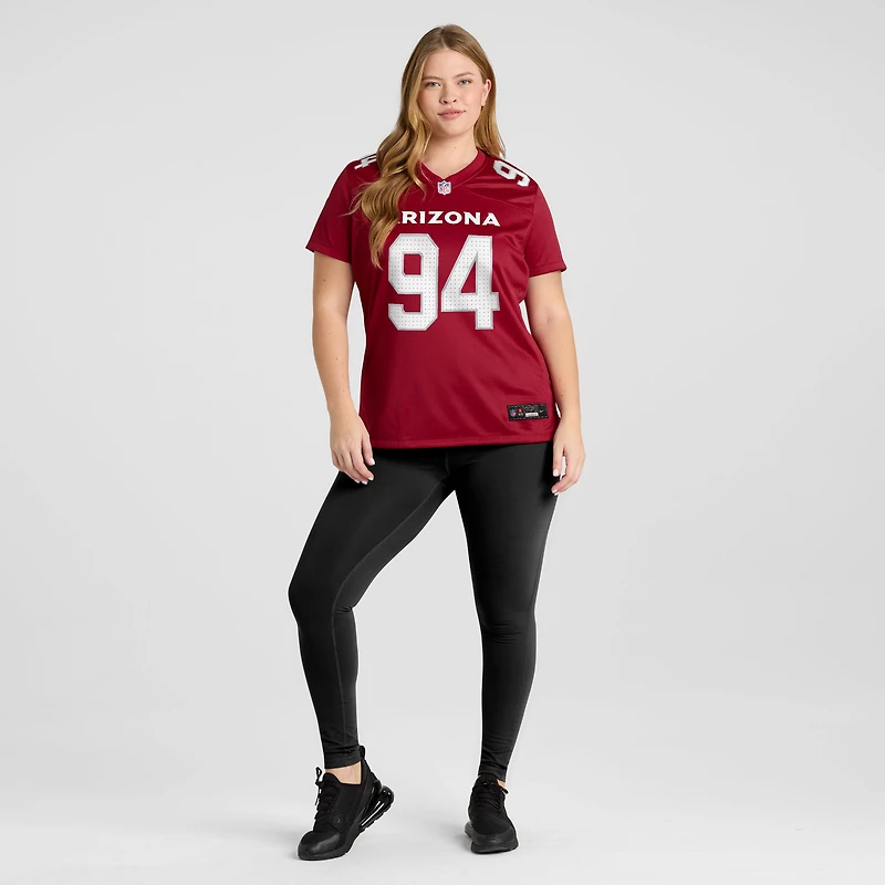 Maillot de match Nike Dalvin Tomlinson Cardinal pour femme, Arizona Cardinals