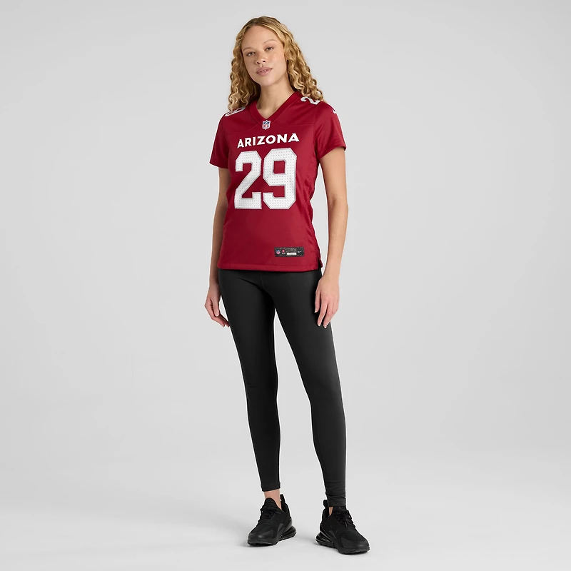 Maillot Nike Denzel Burke Cardinal pour femme, équipe des Cardinals de l'Arizona