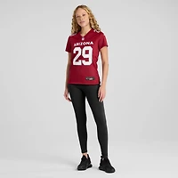Maillot Nike Denzel Burke Cardinal pour femme, équipe des Cardinals de l'Arizona