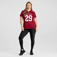 Maillot Nike Denzel Burke Cardinal pour femme, équipe des Cardinals de l'Arizona