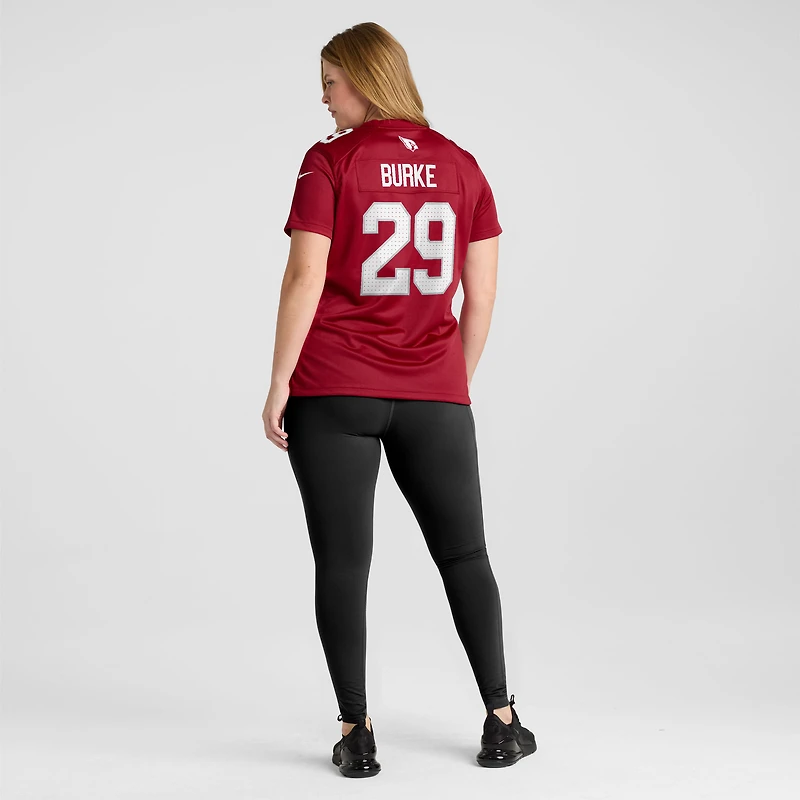 Maillot Nike Denzel Burke Cardinal pour femme, équipe des Cardinals de l'Arizona