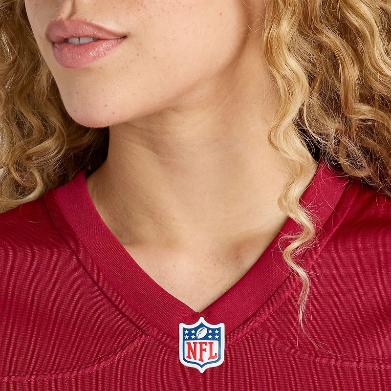 Maillot Nike Denzel Burke Cardinal pour femme, équipe des Cardinals de l'Arizona