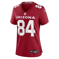 Women's Nike Elijah Higgins  Cardinal Arizona Cardinals Team Game Jersey