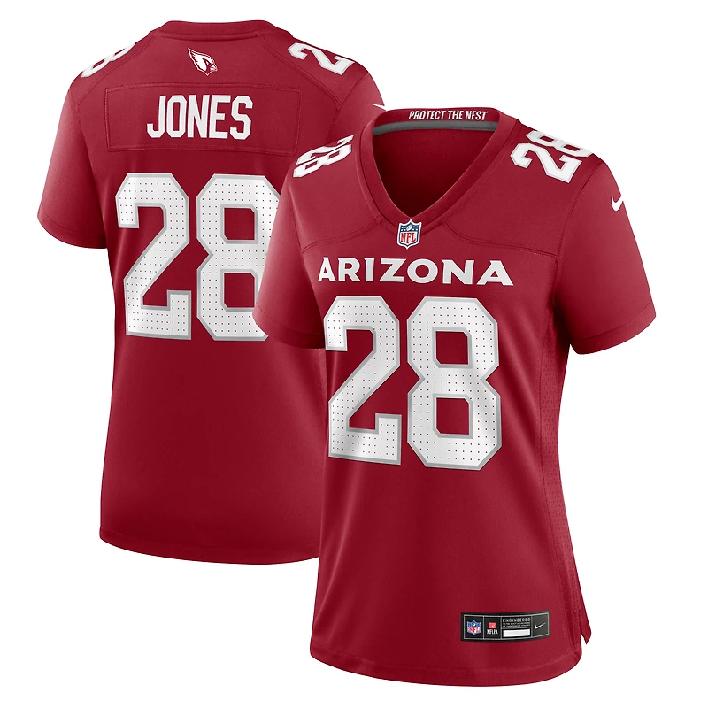 Maillot de match Nike Elijah Jones Cardinal Arizona Cardinals pour femme