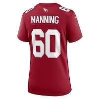 Women's Nike Ilm Manning  Cardinal Arizona Cardinals Team Game Jersey