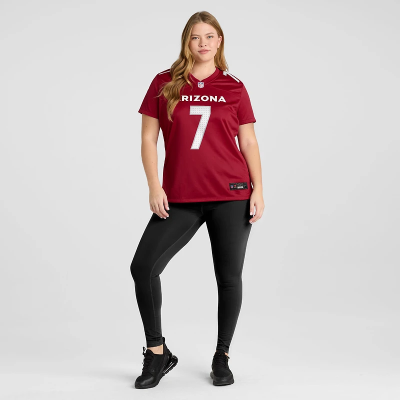 Women's Nike Jacoby Brissett  Cardinal Arizona Cardinals Team Game Jersey