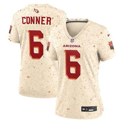 Maillot de match Nike James Conner Natural Arizona Cardinals 2025 Rivalries Collection pour femme