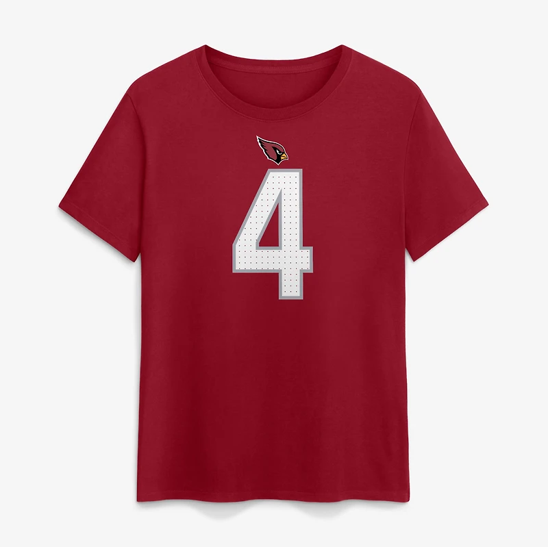 Women's Nike Jeremiyah Love Cardinal Arizona Cardinals Name & Number T-Shirt
