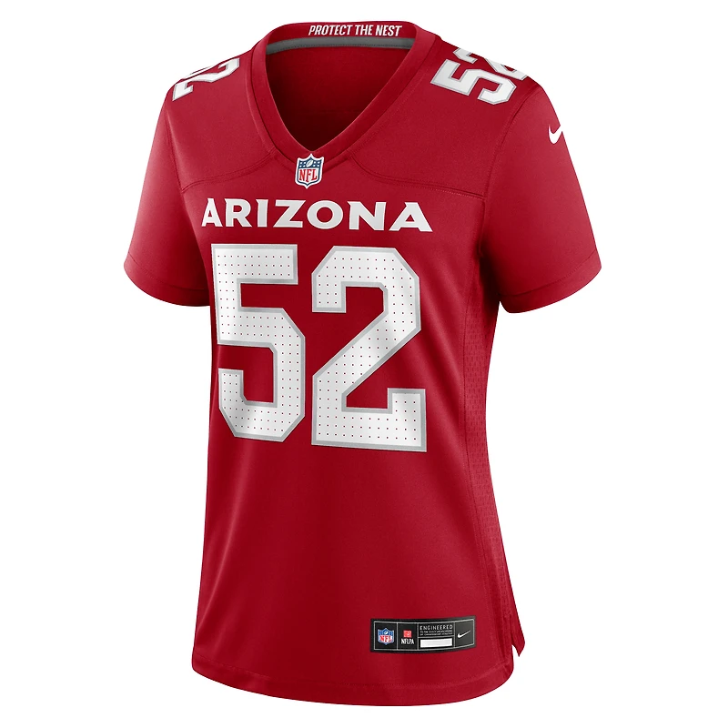 Women's Nike Jordan Burch Cardinal Arizona Cardinals Team Game Jersey