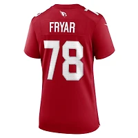Women's Nike Josh Fryar  Cardinal Arizona Cardinals Team Game Jersey