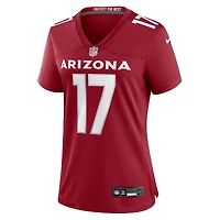 Women's Nike Kaden Davis  Cardinal Arizona Cardinals Team Game Jersey