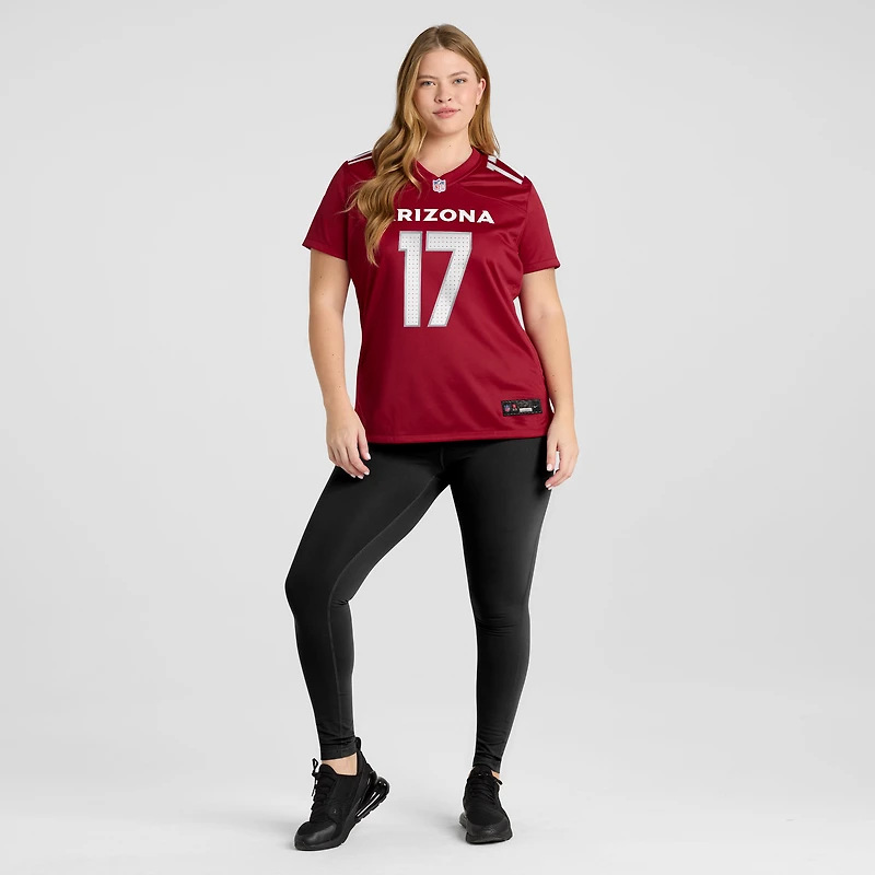 Women's Nike Kaden Davis  Cardinal Arizona Cardinals Team Game Jersey