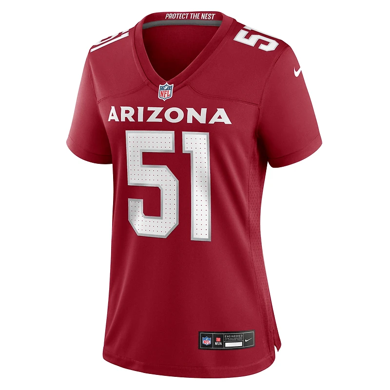 Women's Nike Krys Barnes  Cardinal Arizona Cardinals Team Game Jersey
