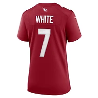 Maillot de match Nike Kyzir pour femme, blanc, Cardinal, Arizona Cardinals