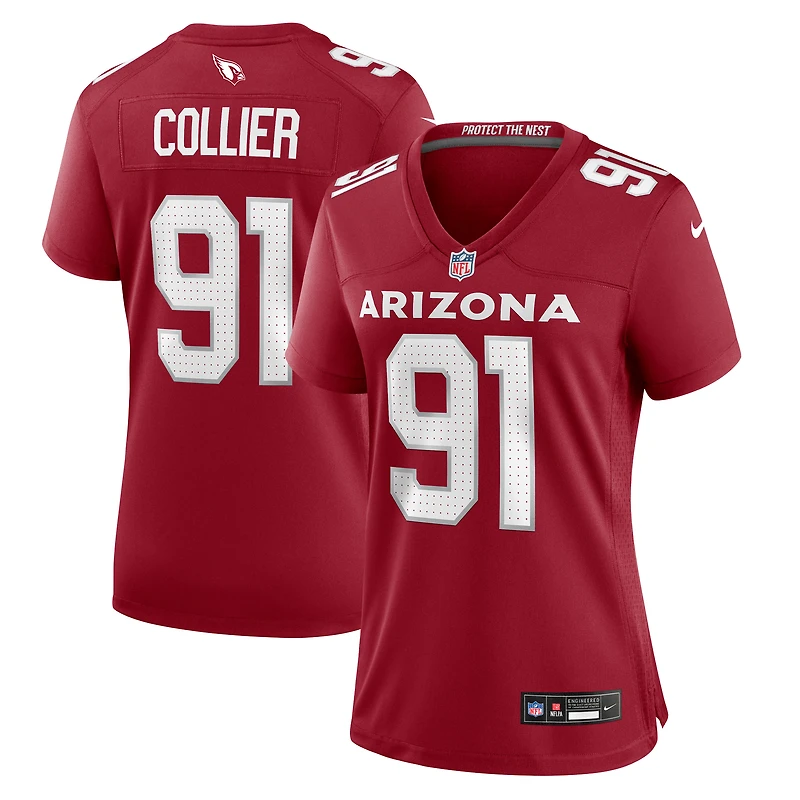 Maillot de match Nike L.J. Collier Cardinal Arizona Cardinals pour femme