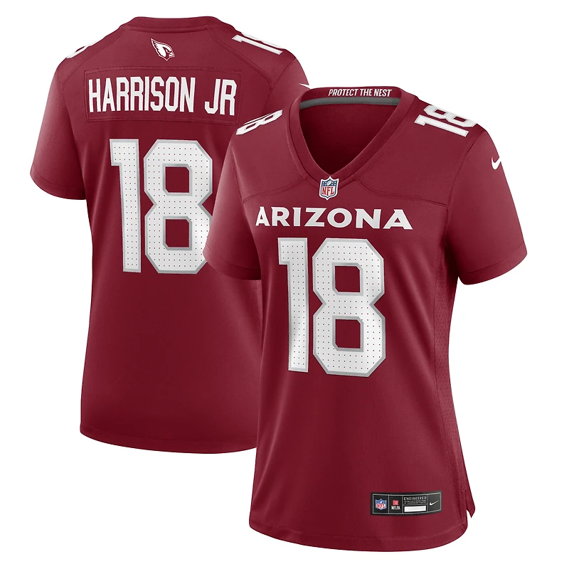 Women's Nike Marvin Harrison Jr. Cardinal Arizona Cardinals Player Game Jersey