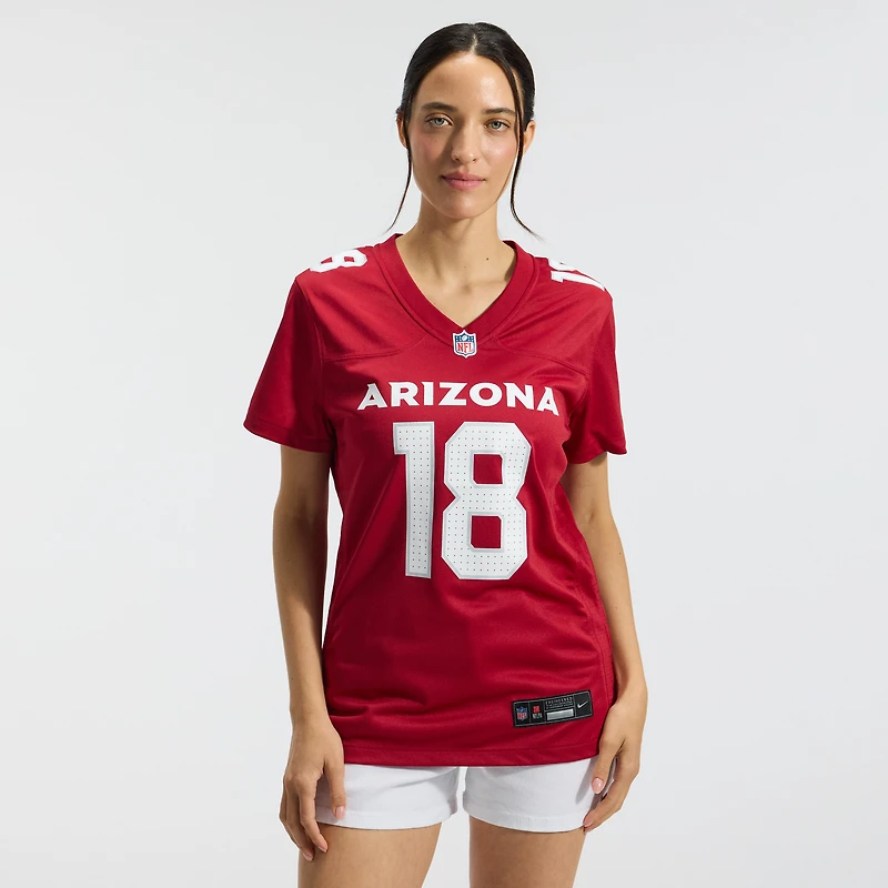 Women's Nike Marvin Harrison Jr. Cardinal Arizona Cardinals Player Game Jersey