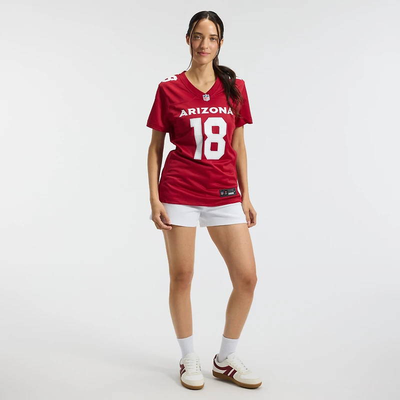 Women's Nike Marvin Harrison Jr. Cardinal Arizona Cardinals Player Game Jersey