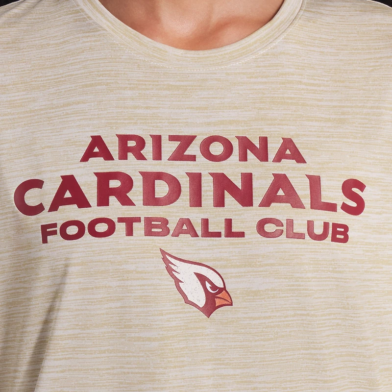 Women's Nike Natural Arizona Cardinals 2025 Rivalries Collection Sideline Velocity Dri-FIT T-Shirt