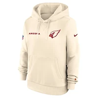 Women's Nike Natural Arizona Cardinals 2025 Rivalries Collection Standard Issue Sideline Dri-FIT Hoodie