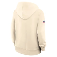 Sweat à capuche Nike Natural Arizona Cardinals 2025 Rivalries Collection Standard Issue Sideline Dri-FIT pour femme