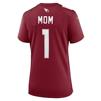 Maillot de match Nike Numéro 1 Mom Cardinal Arizona Cardinals pour femme