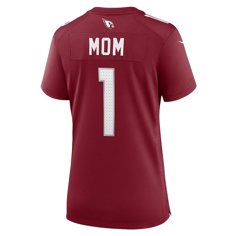 Maillot de match Nike Numéro 1 Mom Cardinal Arizona Cardinals pour femme