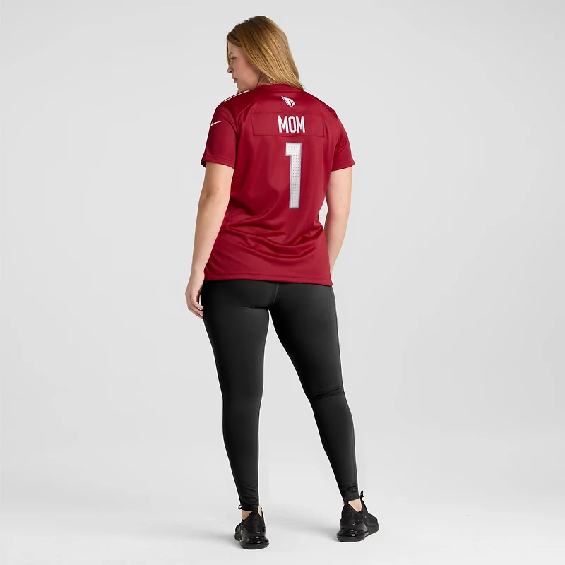 Maillot de match Nike Numéro 1 Mom Cardinal Arizona Cardinals pour femme