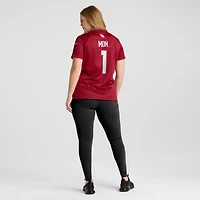 Maillot de match Nike Numéro 1 Mom Cardinal Arizona Cardinals pour femme