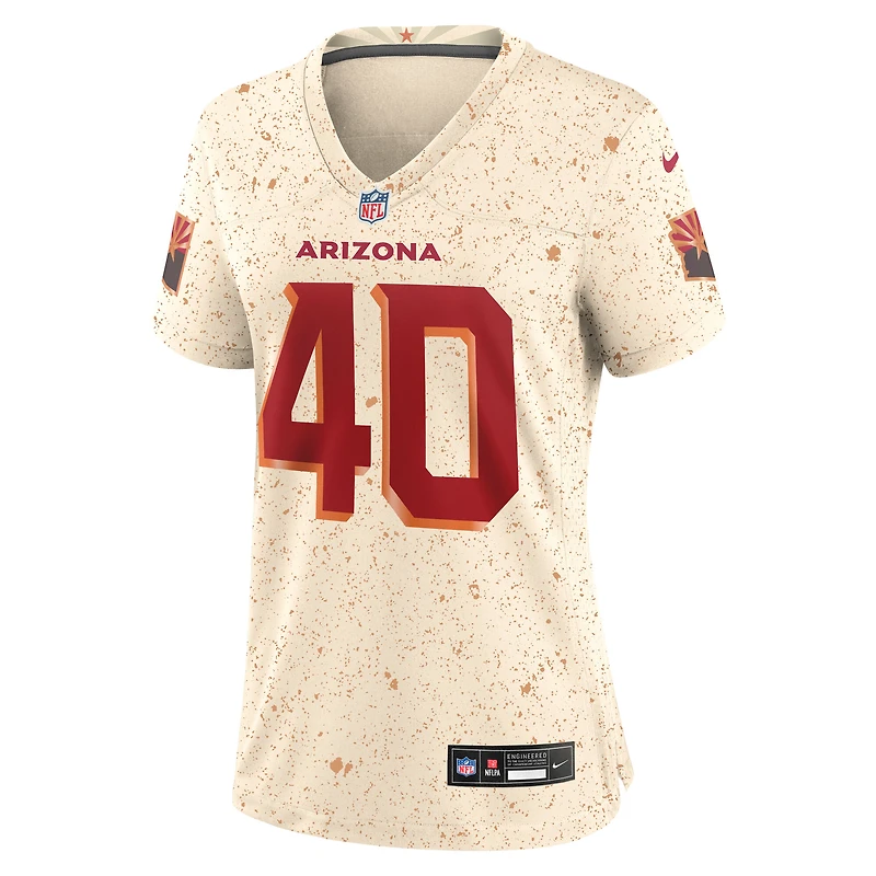 Women's Nike Pat Tillman Natural Arizona Cardinals 2025 Rivalries Collection Retired Player Game Jersey