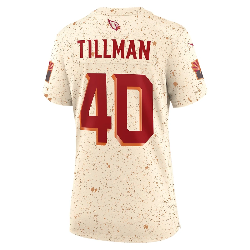 Women's Nike Pat Tillman Natural Arizona Cardinals 2025 Rivalries Collection Retired Player Game Jersey
