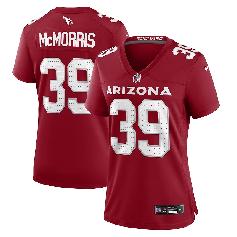 Women's Nike Patrick McMorris Cardinal Arizona Cardinals Team Game Jersey