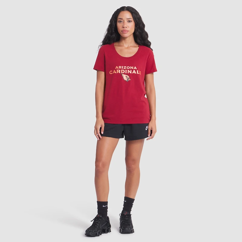 T-shirt Nike rouge Arizona Cardinals 2025 Rivalries Collection Slub Dri-FIT pour femme