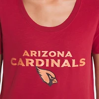 T-shirt Nike rouge Arizona Cardinals 2025 Rivalries Collection Slub Dri-FIT pour femme