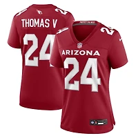 Women's Nike Starling Thomas V  Cardinal Arizona Cardinals Team Game Jersey