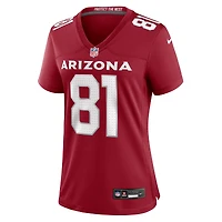 Maillot de match Nike Travis Vokolek Cardinal Arizona Cardinals pour femme