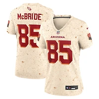 Maillot de match Nike Trey McBride pour femme, collection naturelle des Arizona Cardinals 2025 Rivalries