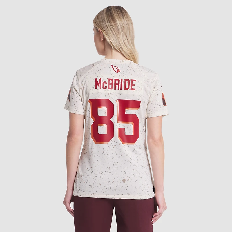 Maillot de match Nike Trey McBride pour femme, collection naturelle des Arizona Cardinals 2025 Rivalries