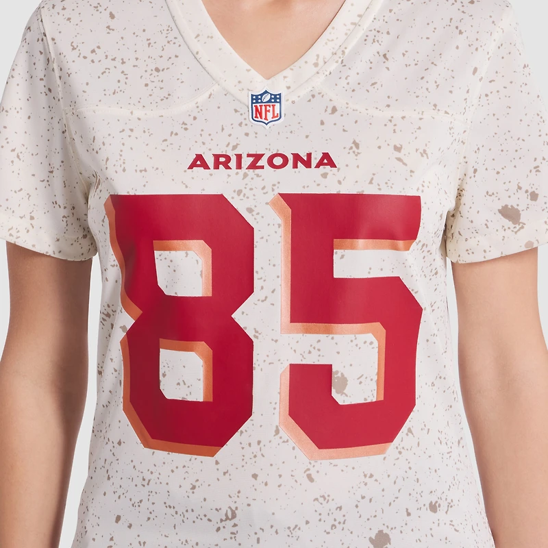 Maillot de match Nike Trey McBride pour femme, collection naturelle des Arizona Cardinals 2025 Rivalries