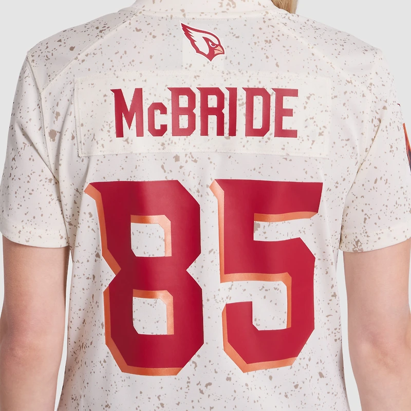 Maillot de match Nike Trey McBride pour femme, collection naturelle des Arizona Cardinals 2025 Rivalries