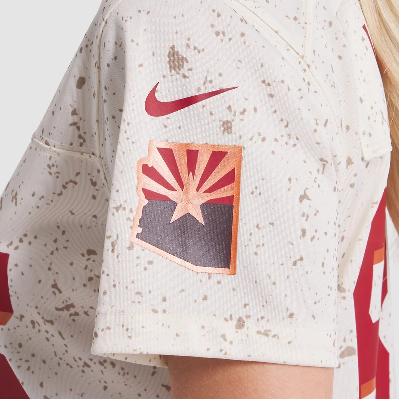 Maillot de match Nike Trey McBride pour femme, collection naturelle des Arizona Cardinals 2025 Rivalries